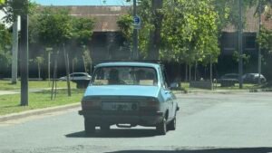 auto argentino con placa patente visible