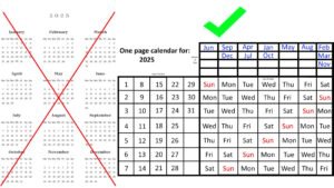 calendario anual con fechas resaltadas