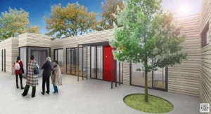 edificio moderno centro de dia atencion senior