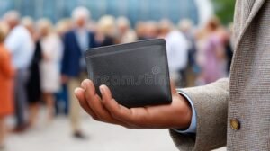 manos robando cartera en calle urbana